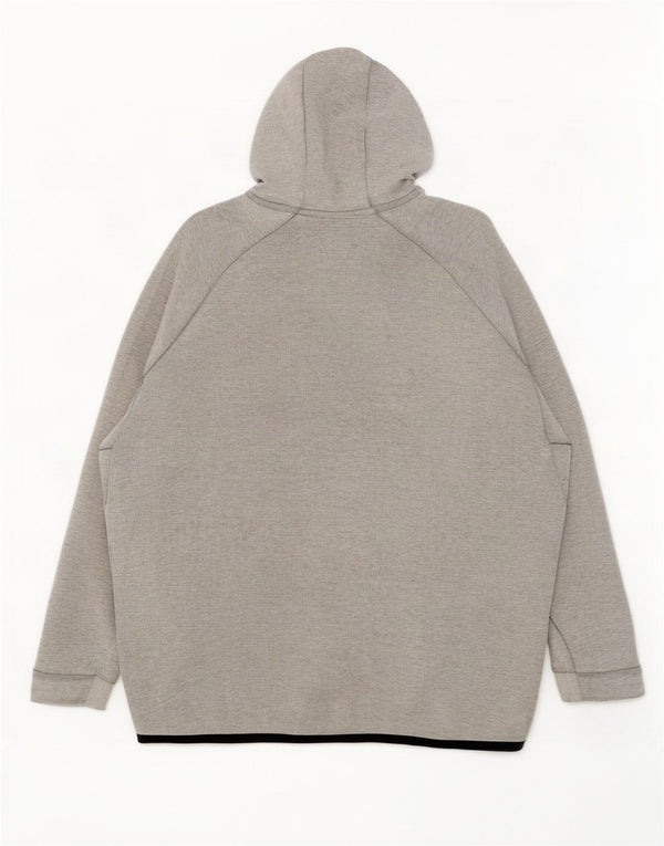 Nike Pull à capuche zippé pour homme XL en coton gris