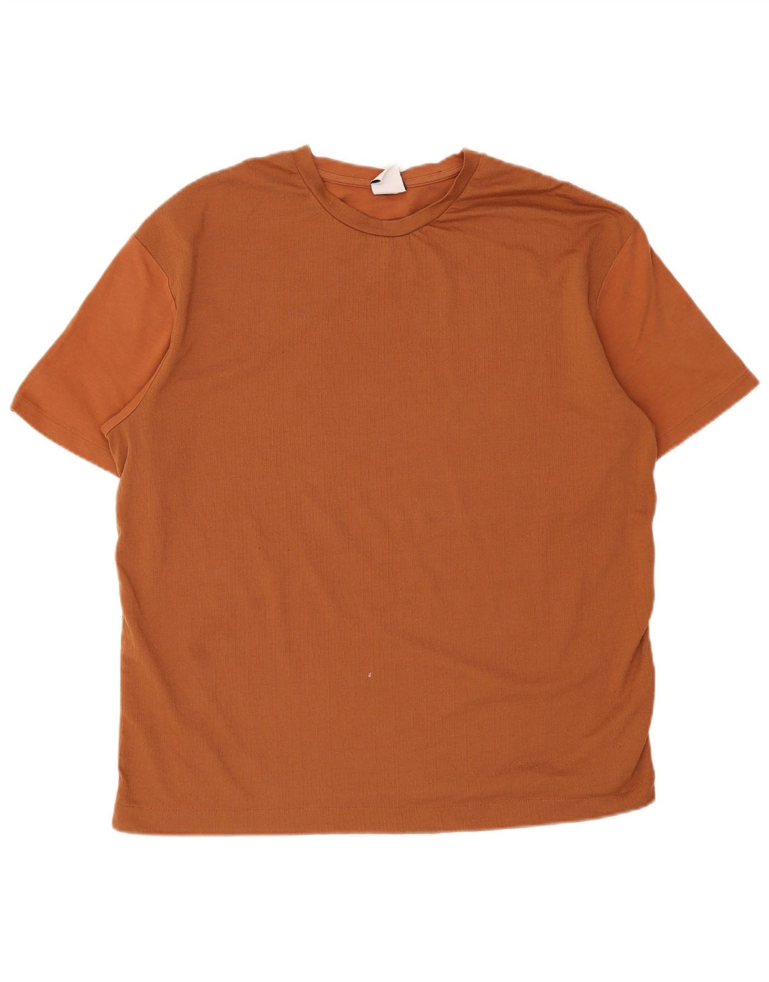 Zara Homme T-Shirt Top Large Marron Coton