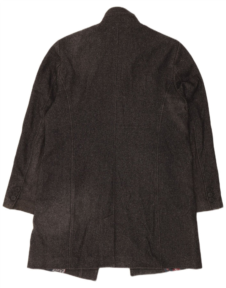 Ted Baker Manteau pour homme Taille 2 Petite laine mouchetée grise
