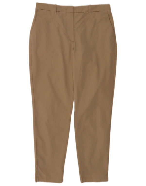 Marks & Spencer Pantalon chino fuselé pour femme UK 10 Small W30 L26 Beige