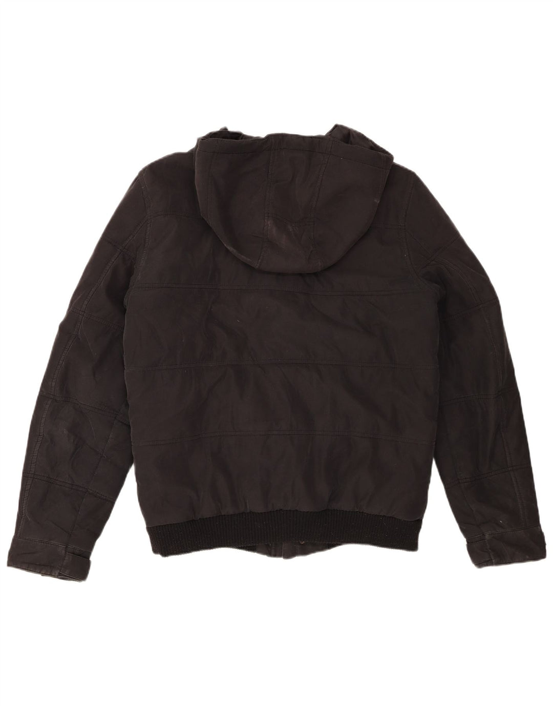 JACK & JONES Veste matelassée à capuche pour homme UK 38 Medium Noir Polyester