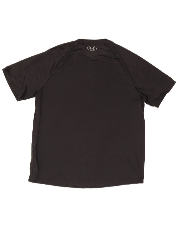 Under Armour T-Shirt Homme Top XL Noir Polyester