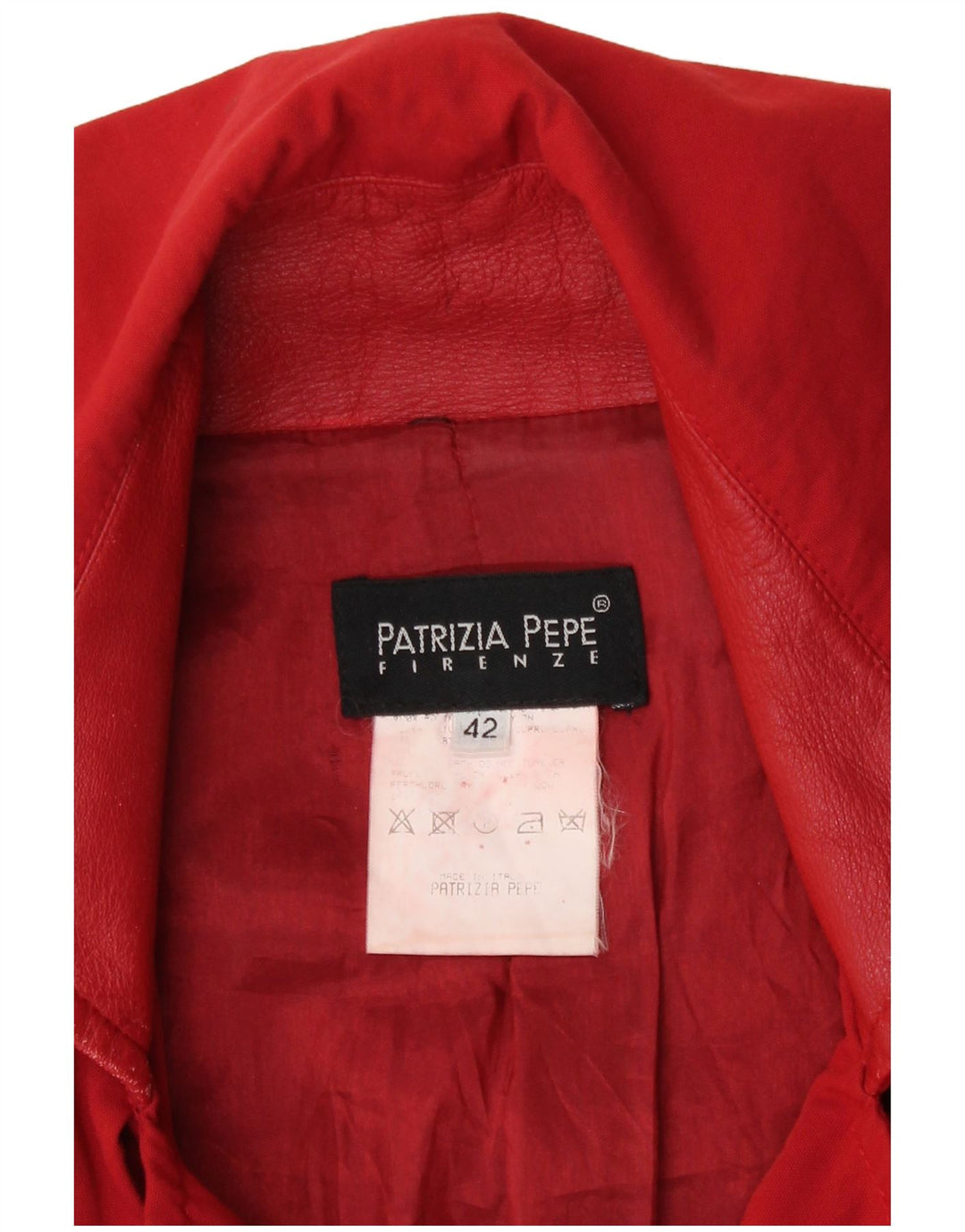 Patrizia Pepe Pardessus Femme IT 42 Rouge Moyen