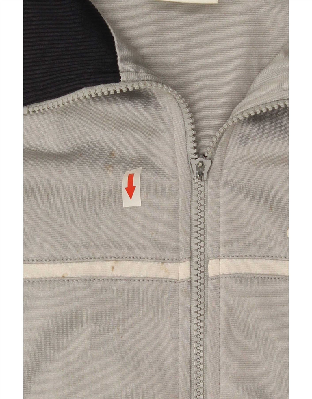 Adidas Veste de Survêtement Graphique Homme Gris Moyen Polyester Colorblock
