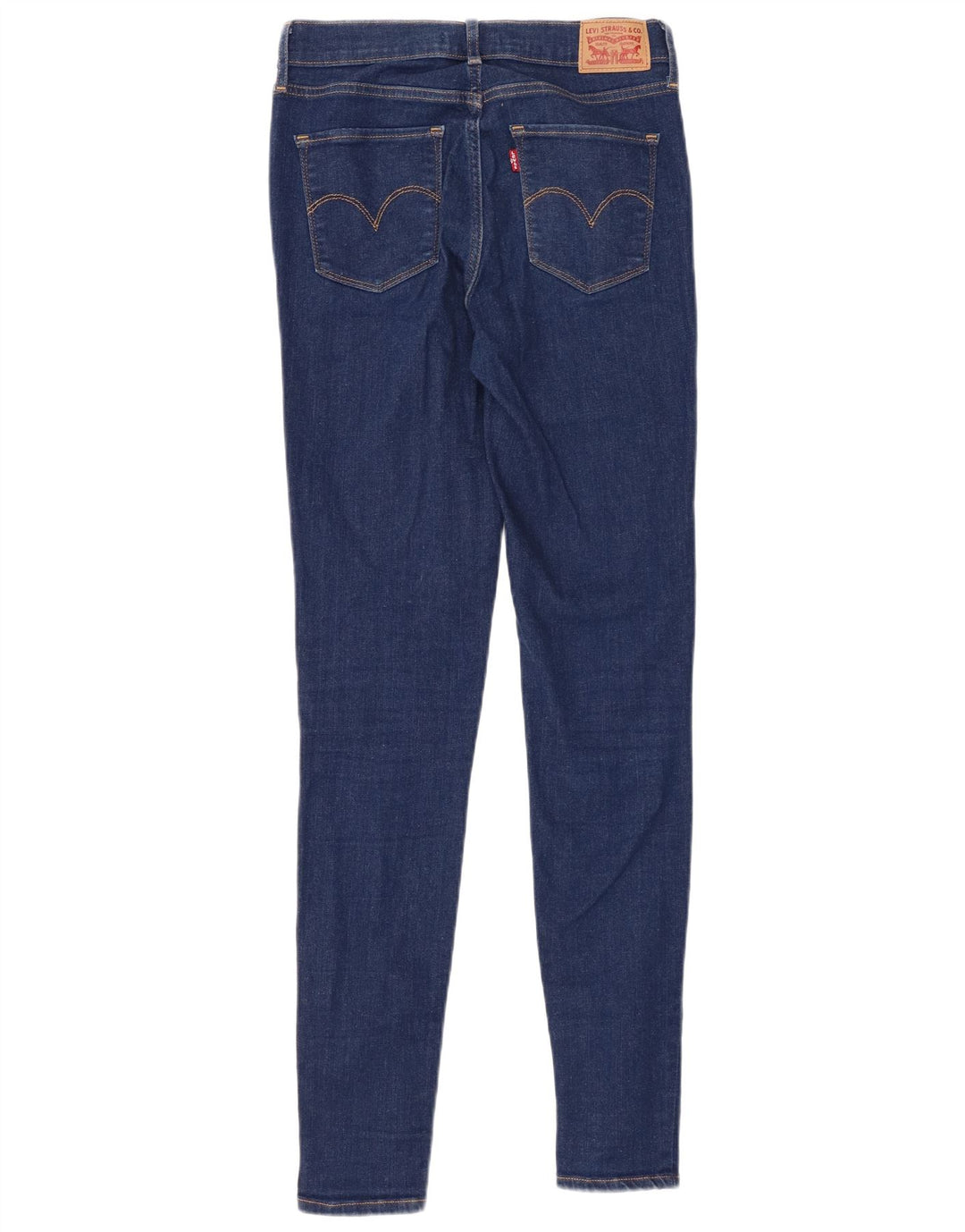 LEVI'S Jean Super Skinny Taille Haute Femme W27 L32 Bleu Coton