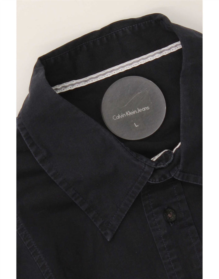 Calvin Klein Jeans Chemise Homme Large Bleu Marine