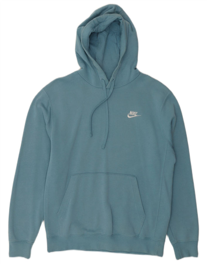 Nike Pull à capuche pour homme en coton bleu Taille S