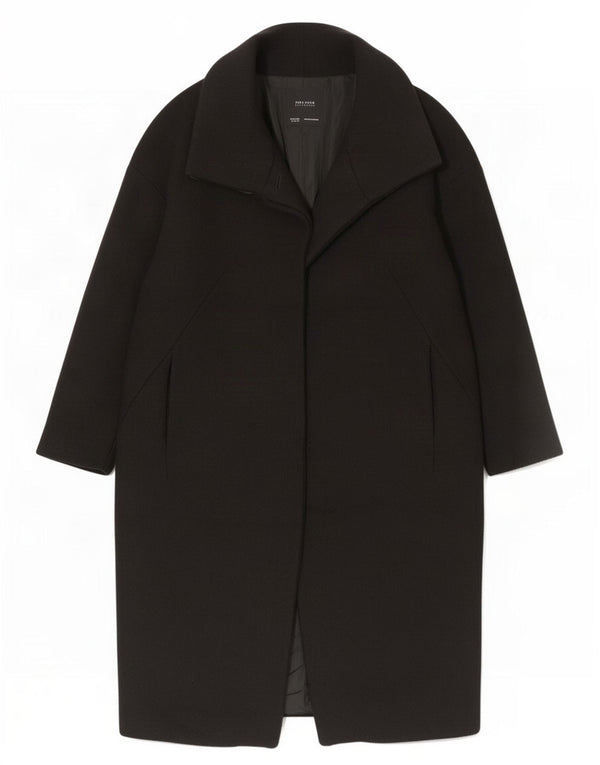 Zara Manteau surdimensionné pour femme UK 6 XS Noir