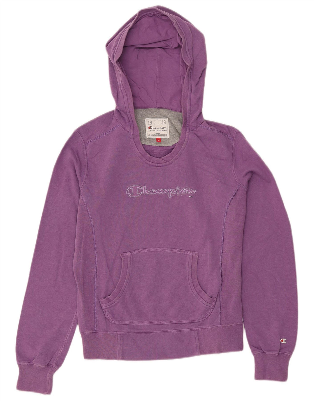 CHAMPION Pull à capuche Heritage Classics pour femme UK 14 Violet moyen
