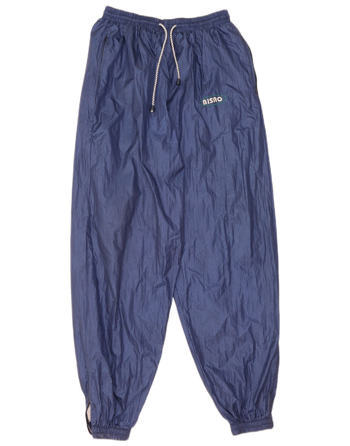 Pantalon imperméable vintage pour homme bleu moyen