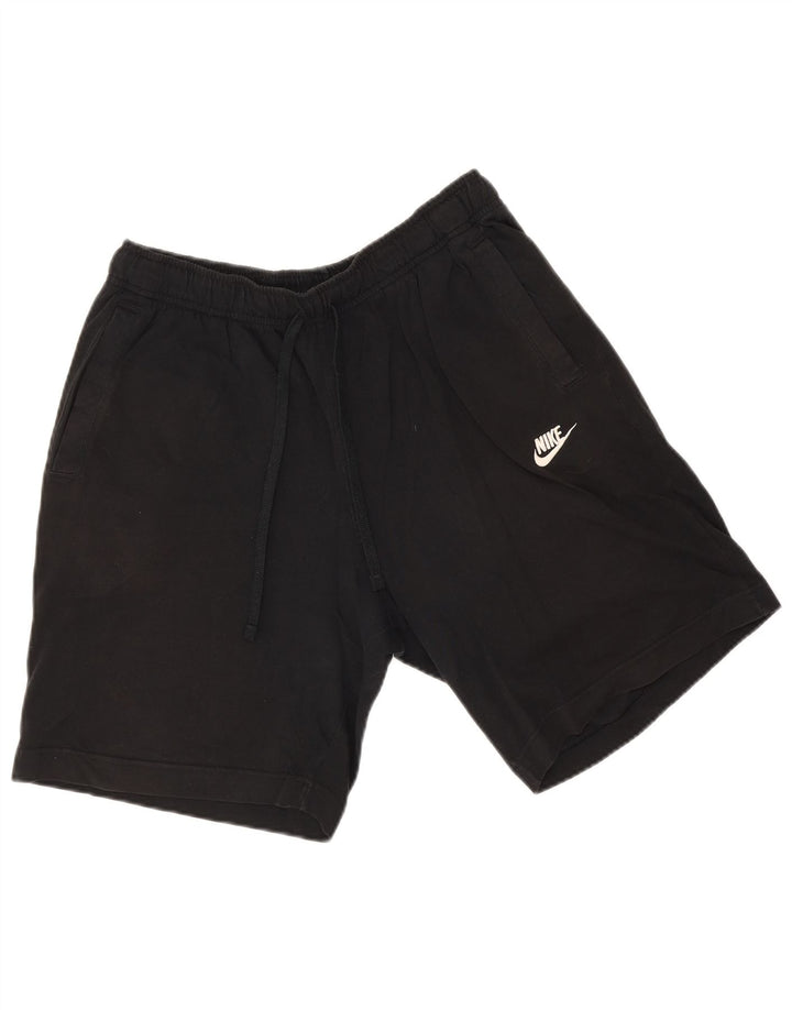 Nike Short de sport pour homme en coton noir moyen