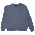 JAMES PRINGLE Pull à col rond coupe décontractée pour homme en coton bleu moyen