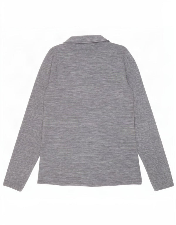 Mountain Warehouse Pull polaire à col zippé pour femme UK 8 Small Gris moucheté