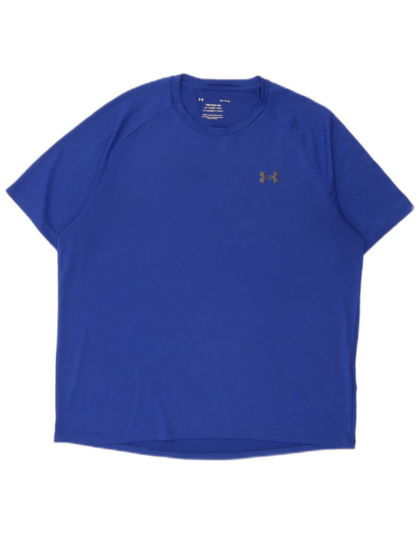 Under Armour T-Shirt Homme Haut Large Bleu Polyester