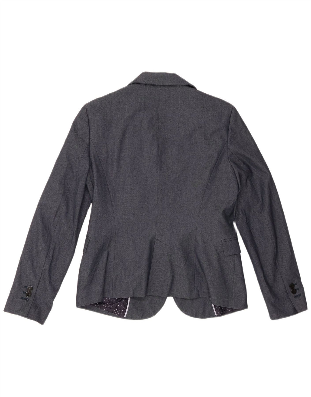 Zara Veste Blazer 1 Bouton Femme UK 14 Large Bleu Marine