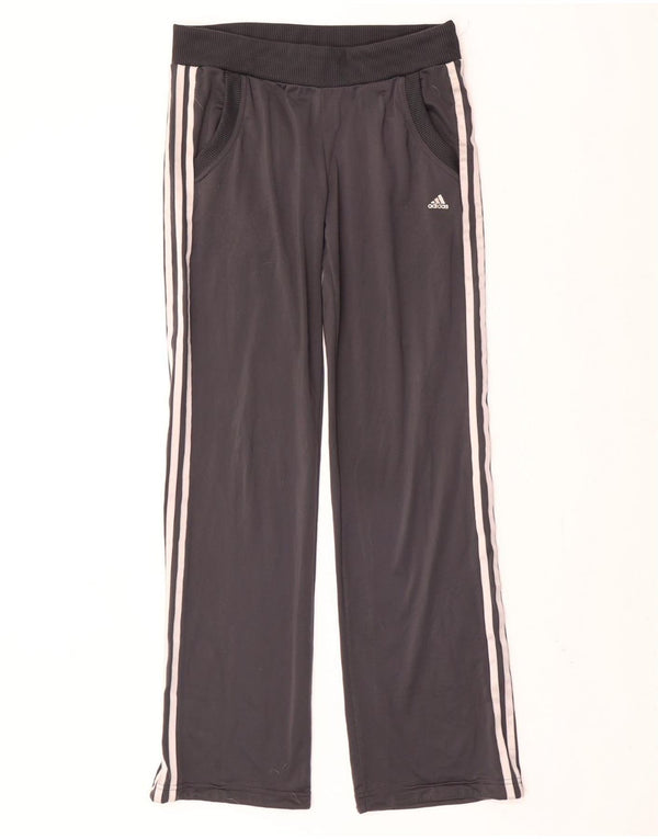 ADIDAS Pantalon de survêtement pour femme UK 12 Gris moyen Polyester