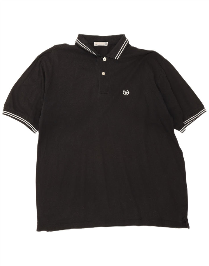 Sergio Tacchini Polo Homme 2XL Noir