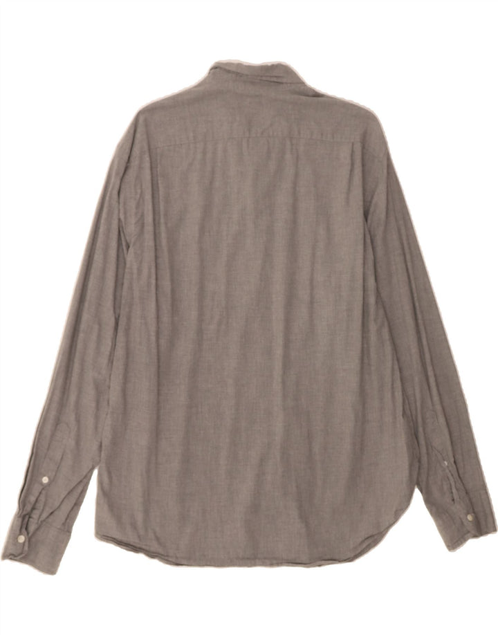J. CREW Mens Shirt XL Grey Cotton Vintage J. Crew and Second-Hand J. Crew from Messina Hembry 