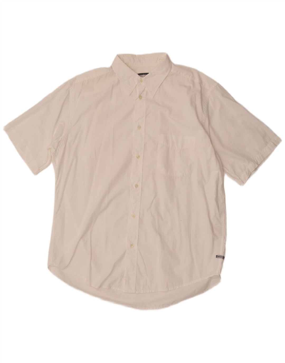 BELFE & BELFE Chemise à manches courtes pour homme 2XL Blanc Coton