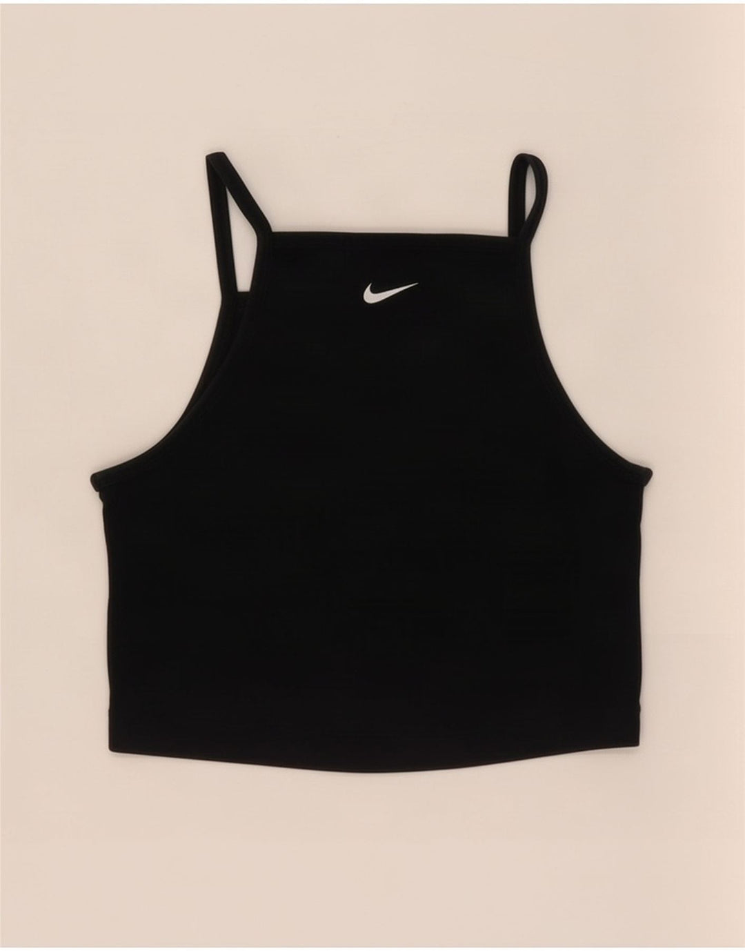 Nike Womens Cami Top UK 8 Small Noir Coton