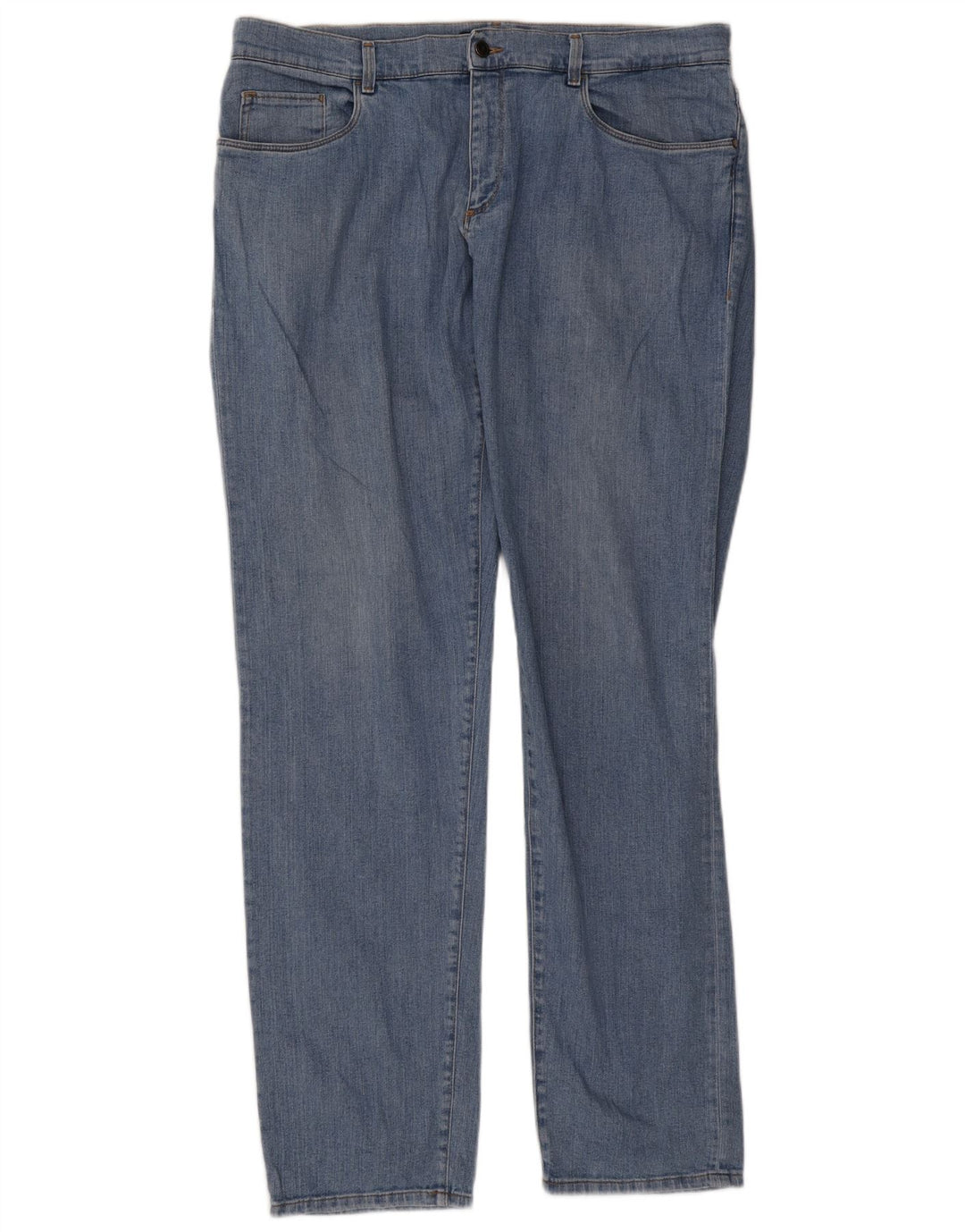 Trussardi Jean Droit W40 L36 Bleu Homme