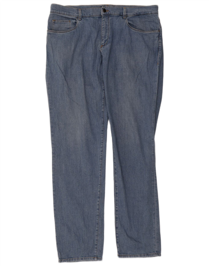 Trussardi Jean Droit W40 L36 Bleu Homme