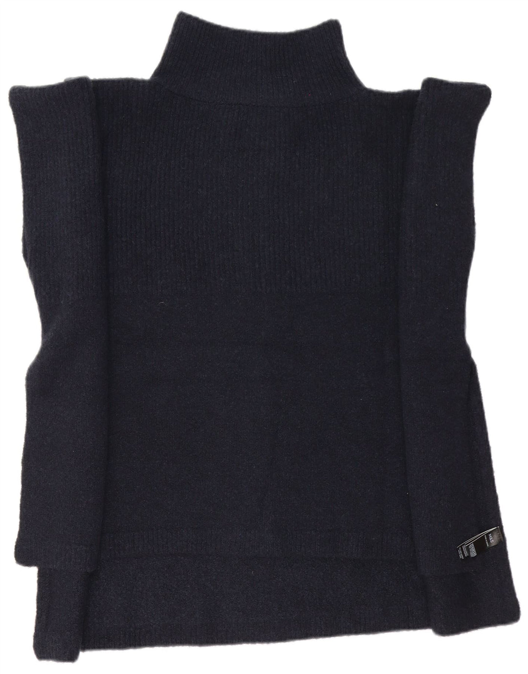 Marks & Spencer Pull Poncho Femme Taille Unique Bleu Marine Polyester