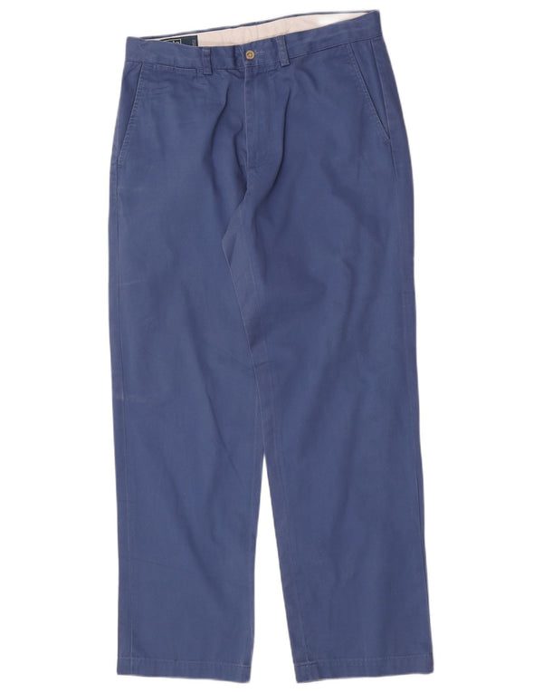 Polo Ralph Lauren Pantalon Chino Droit Homme W32 L32 Bleu Coton
