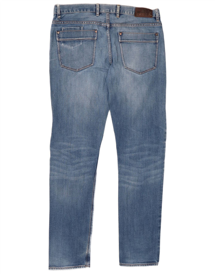 MICHAEL KORS Jean slim vieilli pour homme W33 L34 en coton bleu