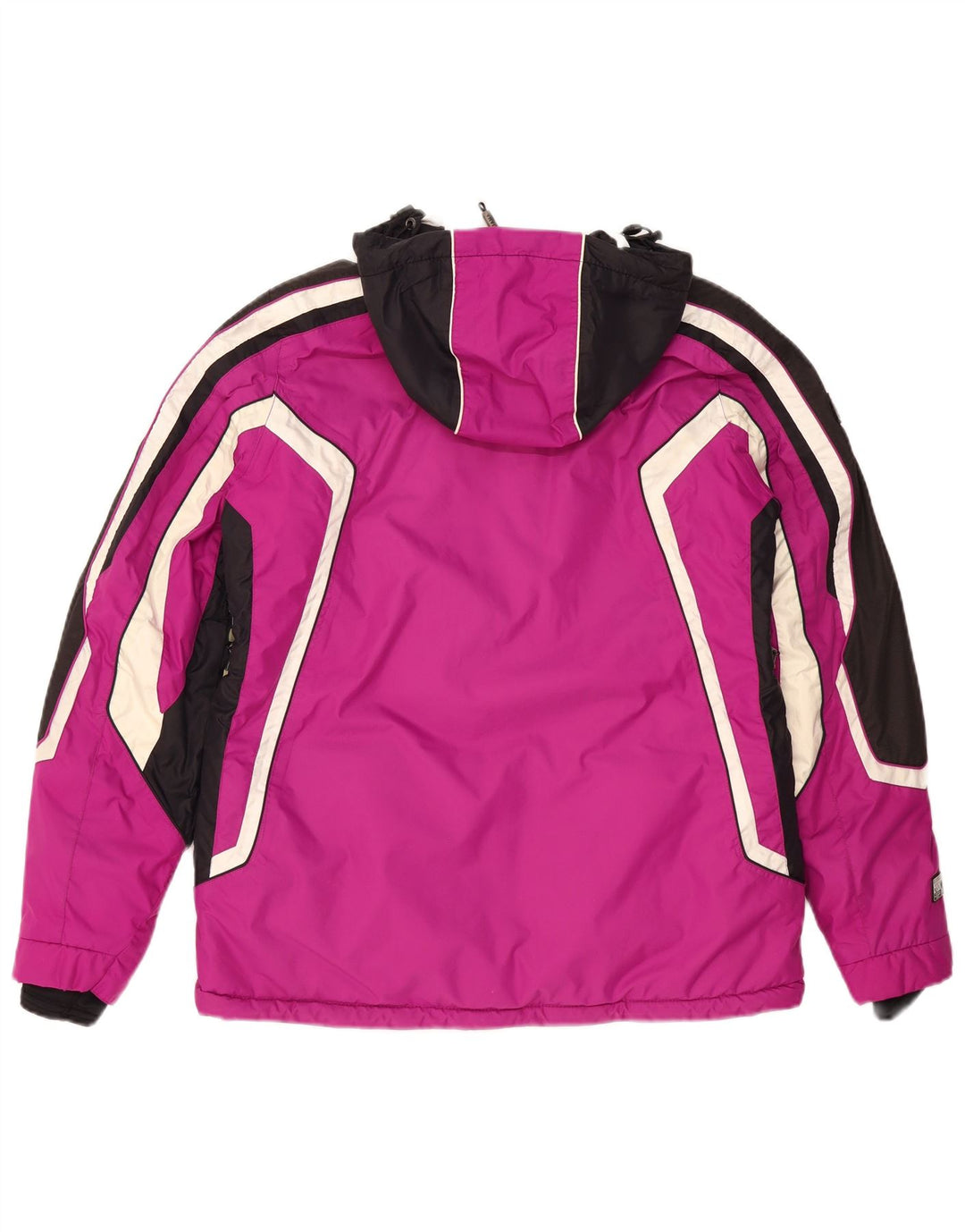 Iguana Veste de ski à capuche pour femme EU 40 Polyester color block rose moyen