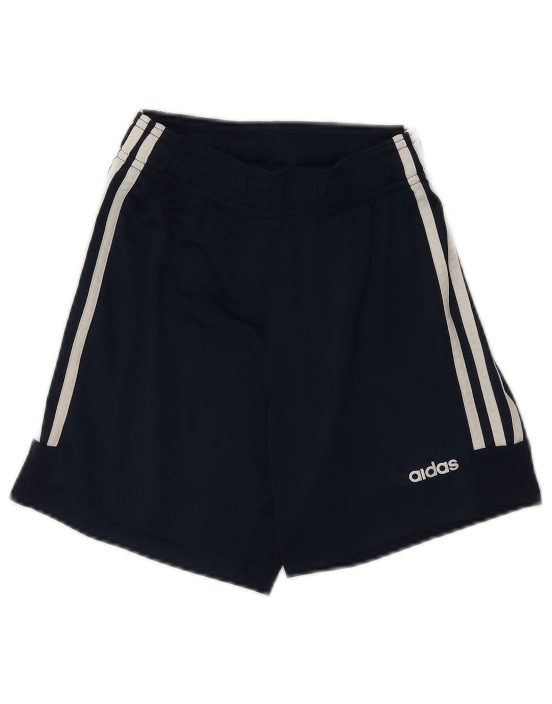 ADIDAS Short de sport garçon 9-10 ans bleu marine polyester