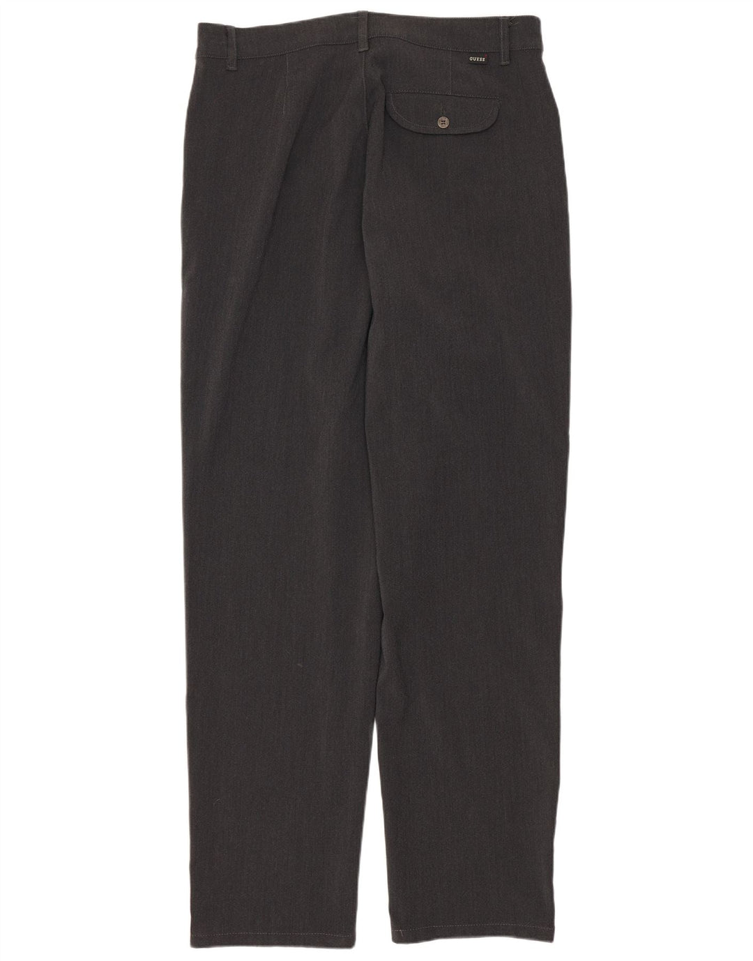 Guess Pantalon décontracté droit pour homme W32 L29 Gris Polyester