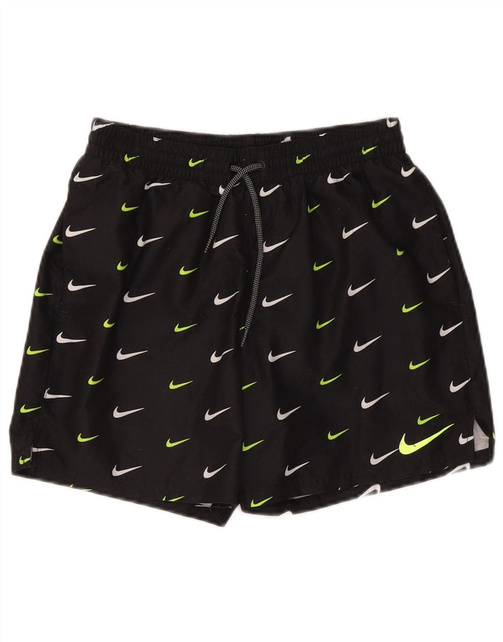 Nike Short de sport graphique pour homme Petit noir Polyester