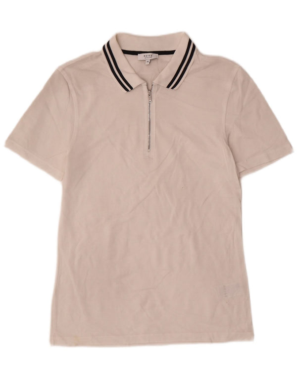 Reiss Polo Homme XS Blanc Coton