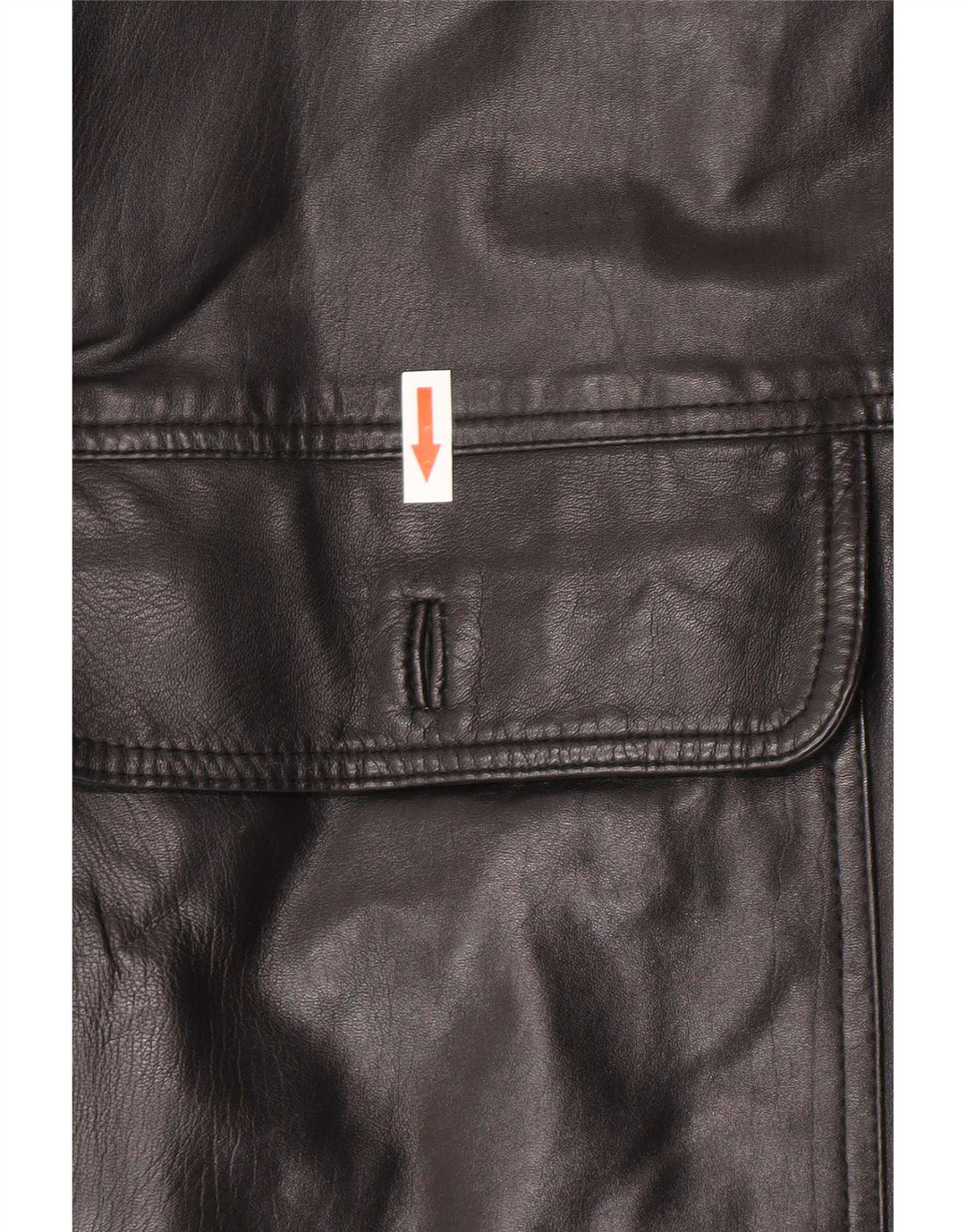 Fusaro Veste en cuir pour homme IT 48 Medium Noir