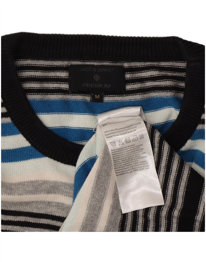 Jack & Jones Pull Col Ras Du Cou Rayé Multicolore Moyen Homme
