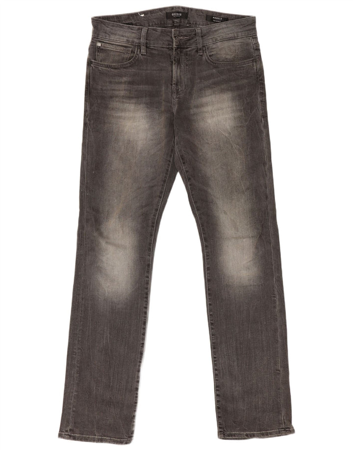 Guess Jean Slim Angels Homme W30 L32 Gris Coton