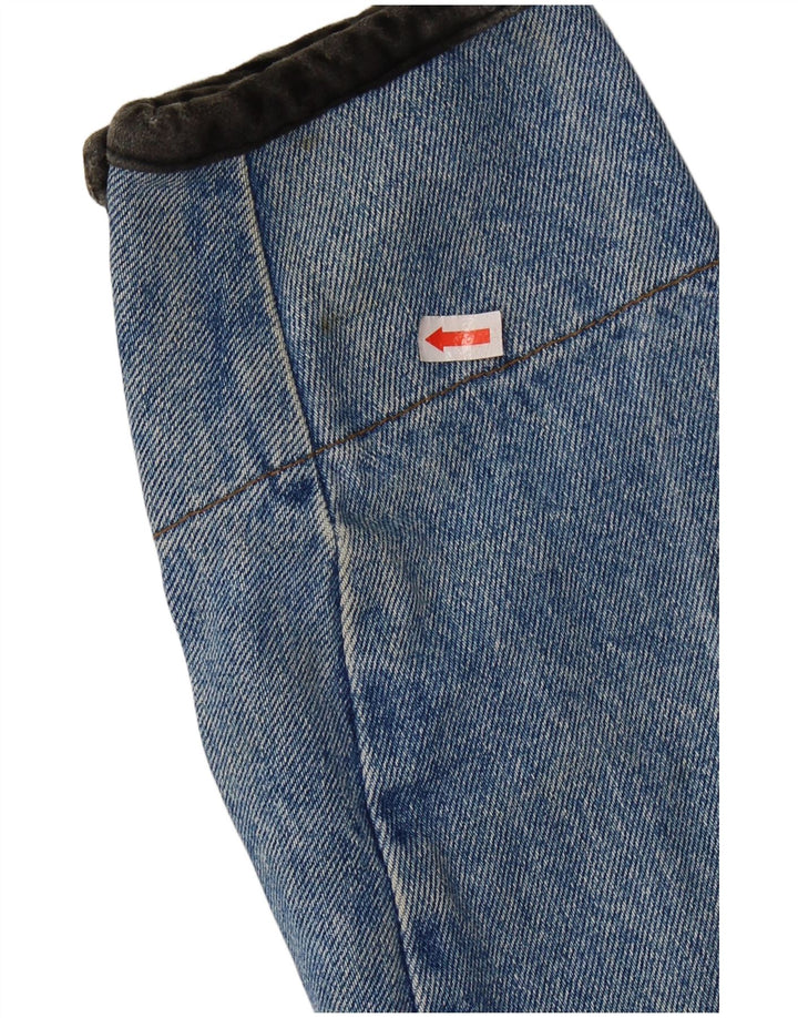 veste en denim femme vintage UK 14 Grand coton bleu
