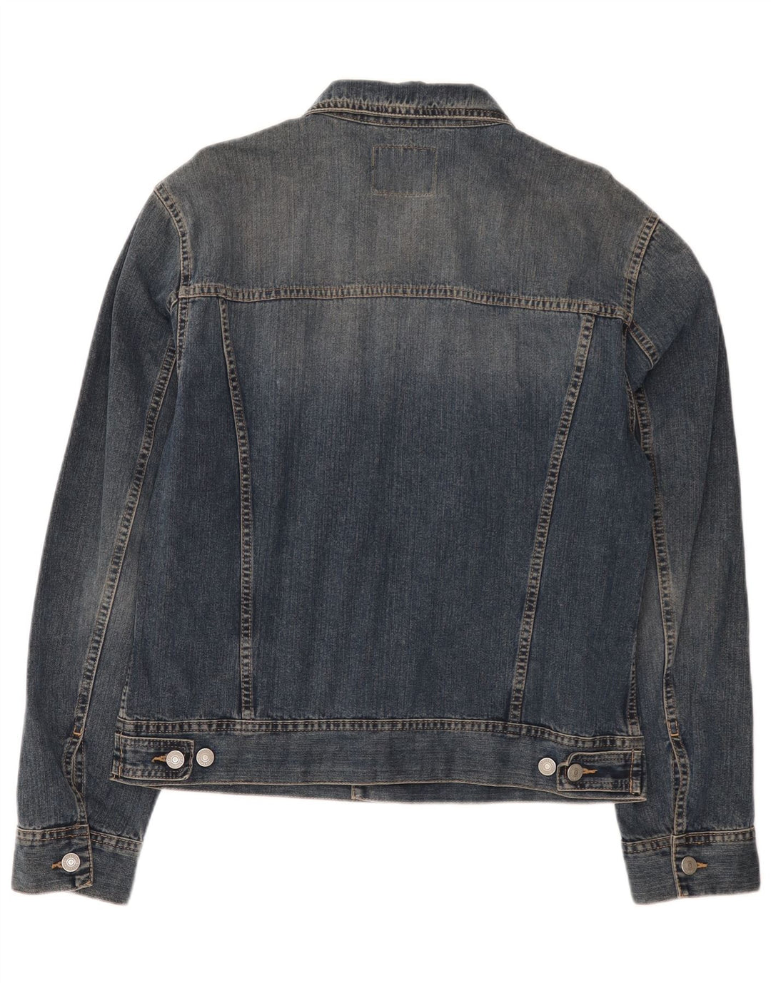 Sisley Veste en Jean Homme UK 40 Large Bleu Coton