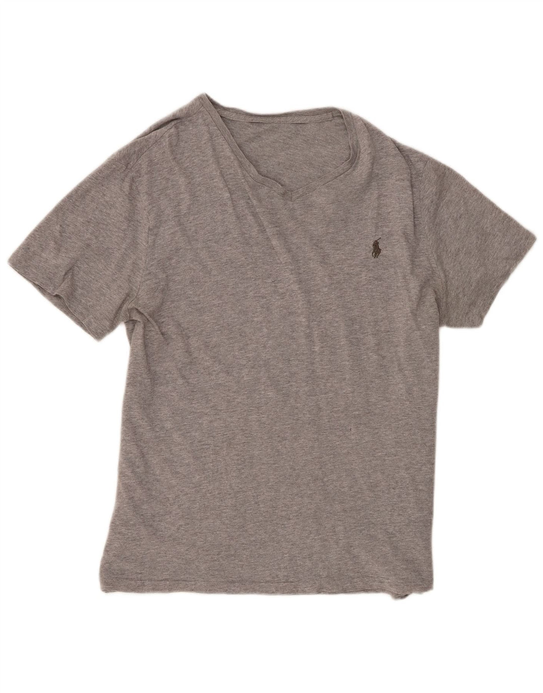 Polo Ralph Lauren T-Shirt Homme Gris Moyen Coton