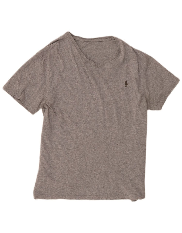 Polo Ralph Lauren T-Shirt Homme Gris Moyen Coton