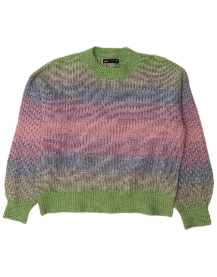 Marks & Spencer Pull ras du cou pour femme UK 14 Medium Multicolore