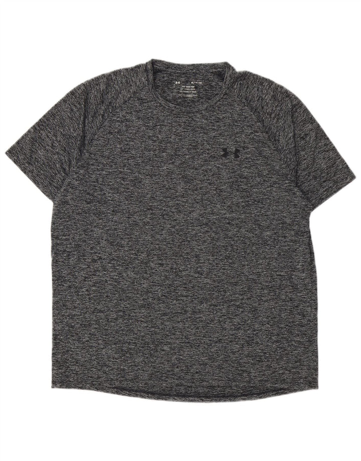 UNDER ARMOUR T-Shirt Homme Top XL Gris Moucheté