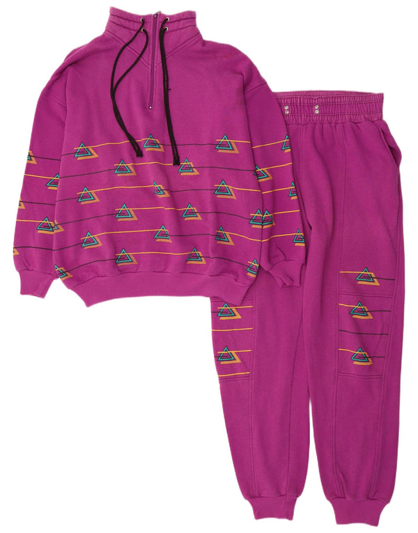 Rodeo Womens Graphic Full Survêtement EU 40 Moyen Rose Géométrique Rétro