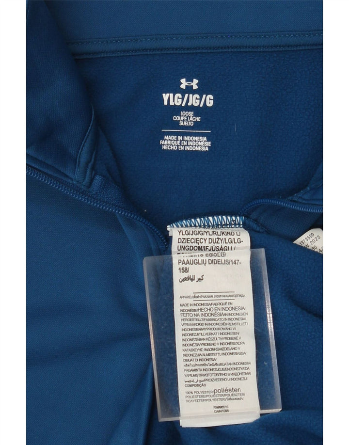 UNDER ARMOUR Sweat-shirt à col zippé pour garçon 11-12 ans Grand Bleu