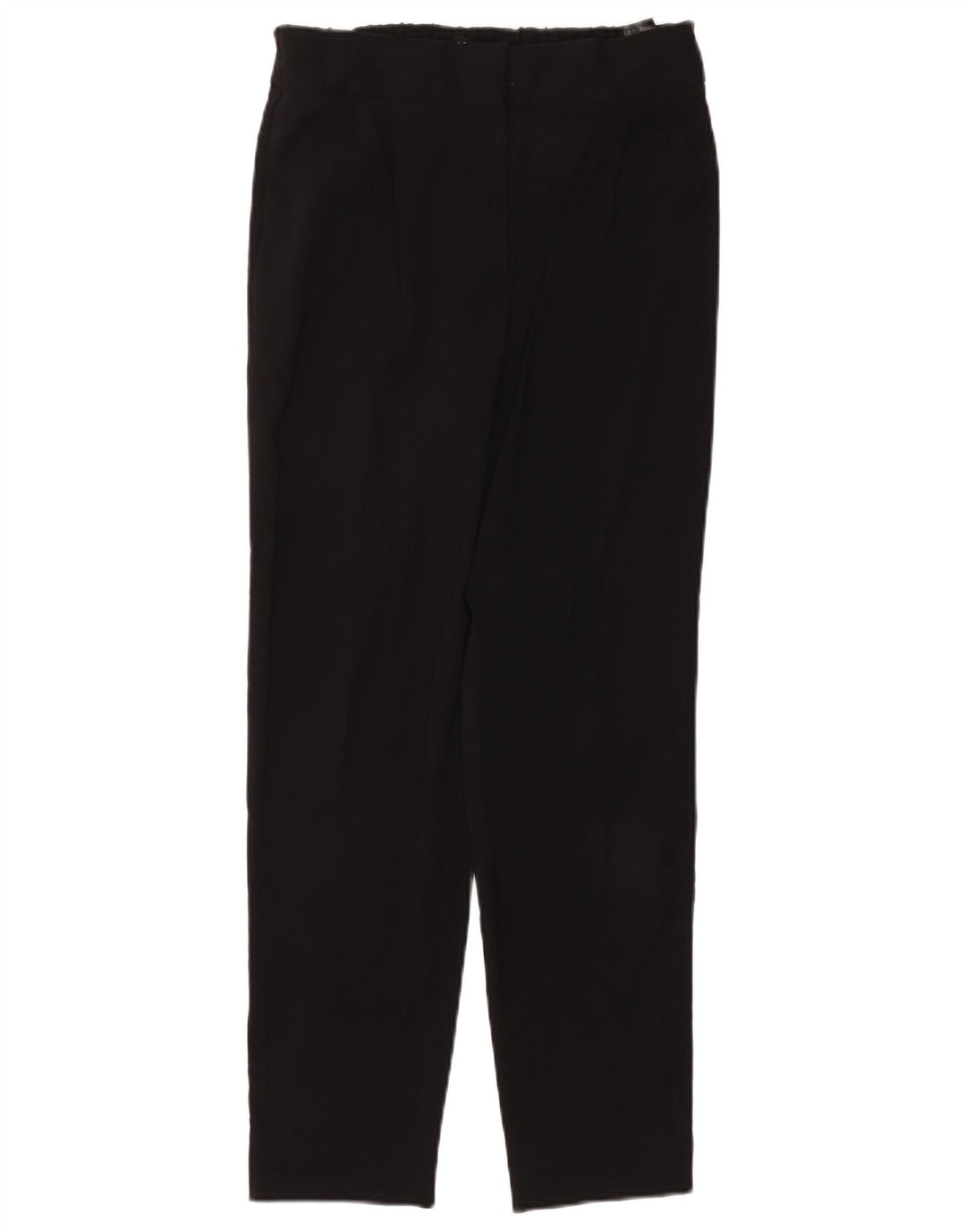 MASSIMO DUTTI Pantalon décontracté taille haute pour femme EU 36 XS W26 L27 Noir