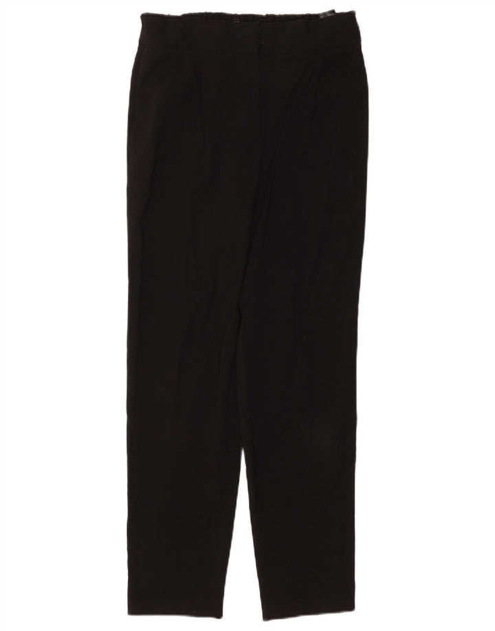 MASSIMO DUTTI Pantalon décontracté taille haute pour femme EU 36 XS W26 L27 Noir