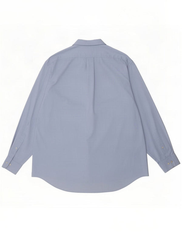 Chaps Chemise Homme Taille 17 1/2 XL Bleu Coton