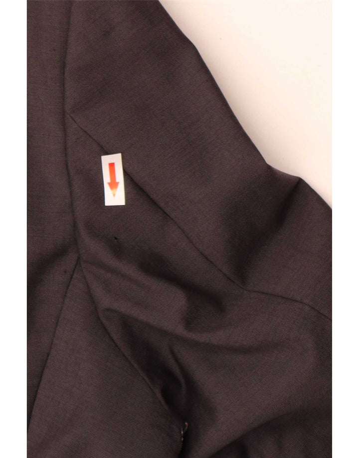 Hugo Boss Veste blazer à 2 boutons pour homme EU 58 4XL Gris laine vierge classique