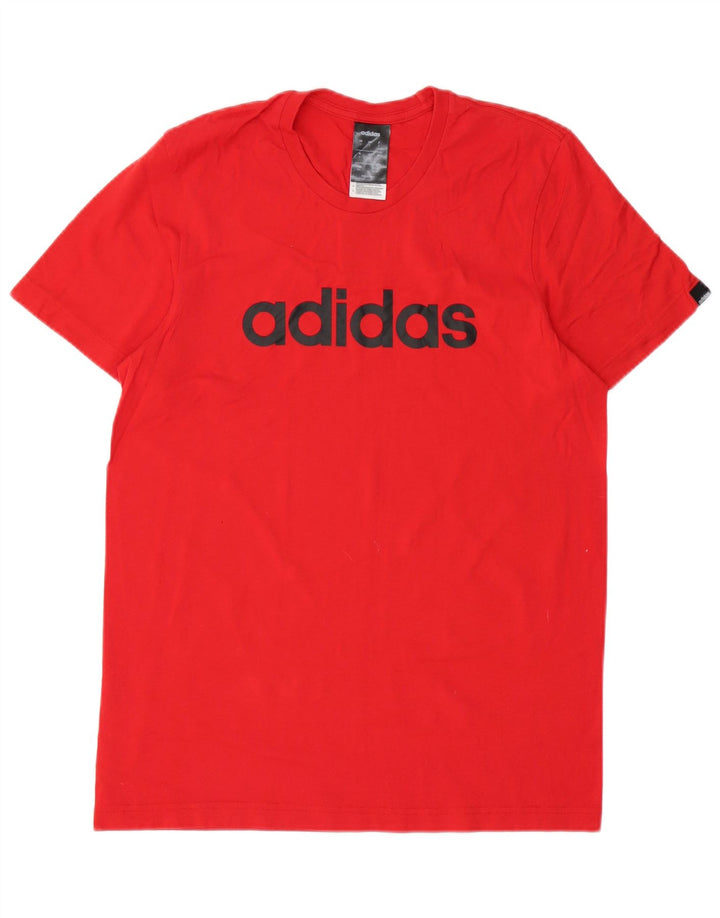 ADIDAS T-Shirt Graphique Homme Petit Rouge Coton